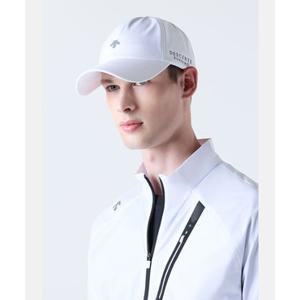 매장정품 데상트 DESCENTE SQ323RCP72 WHT0 러닝 경량 볼캡 화이트 방수모자 5197339