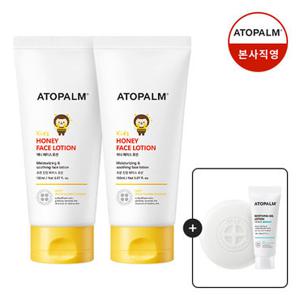 [아토팜] 키즈 허니 페이스로션 150mlx2 [증정]마일드솝+수딩젤로션20ml(8/17~23)