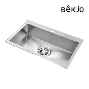 백조씽크 고니 사각씽크볼 ECNRW8830 + 점보먹 배수구 + 고니 스텐커버 리폼 엠보 주방싱크볼 싱크대교체 GS