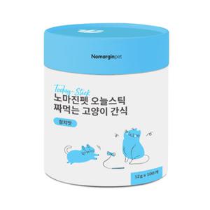 노마진펫 고양이츄르 오늘스틱 짜먹는간식 참치맛 12g 100개