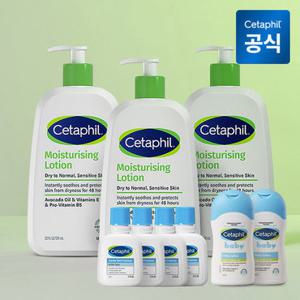 세타필 모이스춰라이징 로션 591ml 3개+클렌저 29ml 4개+로션 50ml 2개