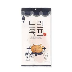 페슬러 느린육포 닭가슴살 1개입 슬라이스 강아지 무첨가 건조 간식