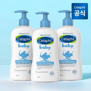 세타필 베이비 젠틀 워시앤샴푸 400ml 3개