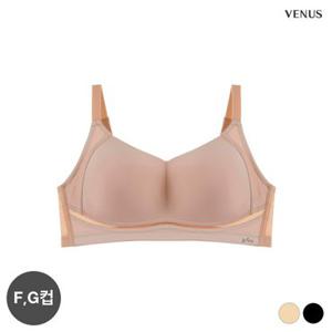 [비너스] 직조 몰드 커버리지 노와이어 브라(VBRG300)[VBRG300F_G컵]