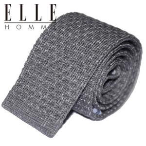 [엘르옴므][ELLE HOMME] 엘르옴므 니트 넥타이-스키 라이트그레