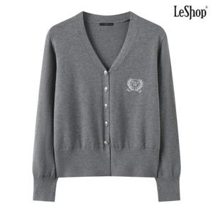 택가 59,000원 [르샵]브이넥 자수 데일리 니트 가디건 (DQ1CK005A)