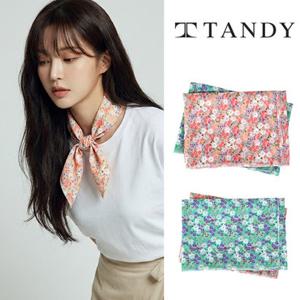 [탠디] TANDY 플로럴 블룸 손수건 스카프 2개세트