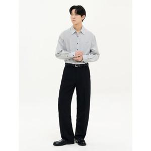 [에잇세컨즈] [매일슬랙스] 세미와이드핏 에센셜 슬랙스  블랙 (456821MME5)