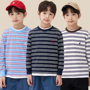 [TAG가49000][빈폴키즈] 26FW 릴렉스핏 멀티 스트라이프 긴소매 티셔츠 (3종 택1)