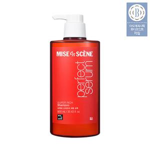 미쟝센 퍼펙트 슈퍼리치 세럼 대용량 샴푸 플로럴 머스크향 900ml, 1개