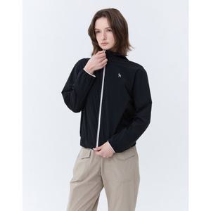 헤지스 골프 여성 25SS 스테디셀러 솔리드 로고 후드점퍼 (BLACK) WWJU5A301BK