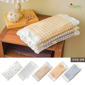 [비비엔다] 신생아용 아기 메밀베개 (순면/커버분리형)