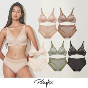 플레이텍스 노와이어 18HOUR 브라팬티 10종 C