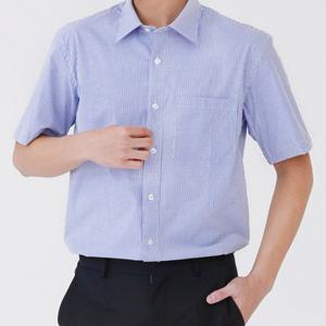 남자 여름 캐주얼 정장 반팔 와이셔츠