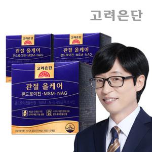 고려은단 관절 올케어 콘드로이친 MSM NAG 30포 X 3개