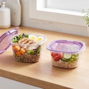 [에코센스]올트라이탄 히트락 전자레인지용 스팀홀 컵밥 냉동밥 보관용기 350ml 8개 BPA-FREE 안전인증 100% 국내생산