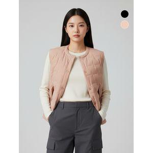밀레 여성 블랑 튜브 구스 베스트_MXRWV721