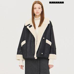 시슬리 중기장 인조무스탕 SALEE1461