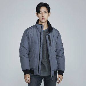 버커루 남성 나일론 절개 디테일 다운 점퍼(B224DW320P)