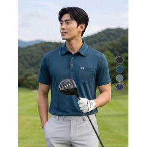 이지바이 26SS신상 [김영주골프] 남성 프리즈쉴드 냉감 골프웨어 필드 썸머 반팔 카라 티셔츠(M7SS15)