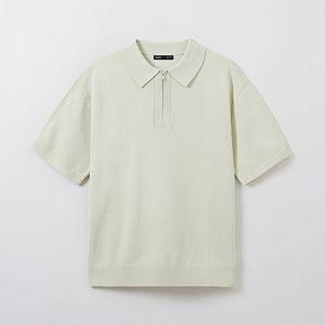 [스파오] [COOL] 반집업 반팔니트 (SPKWE24C06 RE) (SPKWE37C06-O)
