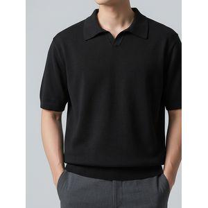리얼슬로우 마일드 카라넥 쿨 반팔 니트 RSKT3068