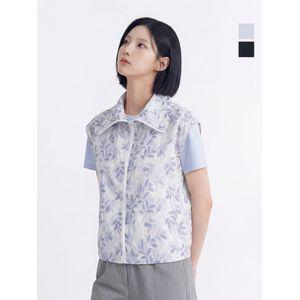 웨스트우드 여성 씨어서커 베스트_WO2WCVT614