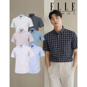 엘르 옴므 [엘르옴므]26 S/S여름 반팔/긴팔 남방 솔리드/패턴/스판 셔츠 22종 택1