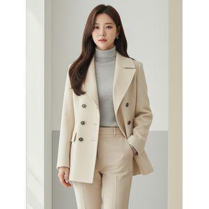 미니멈 빅카라 더블버튼 코트 MXDAWH0140-IV