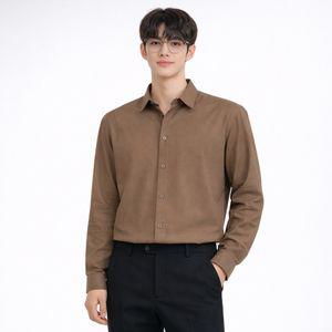 바쏘옴므 강연폴리 스트레치 셔츠(WSY1TT22A)