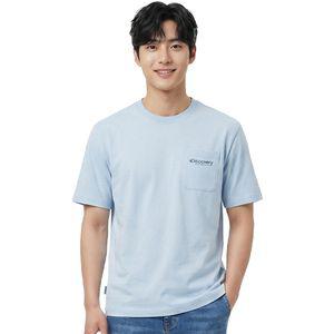 디스커버리 공용 포켓 반팔 티셔츠 DXRS79043-BLD