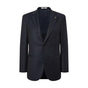 닥스 다크네이비 [LORO PIANA 원단] 울100 패턴 수트 자켓 DMSJ4B079N3