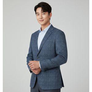 올포유 남성 캐주얼 매직홀 체크 자켓 AGKKN3411-906