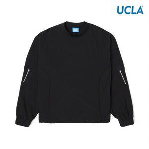 UCLA 남성 우븐 배색 믹스 라운드넥 티셔츠(UZ8LT01)
