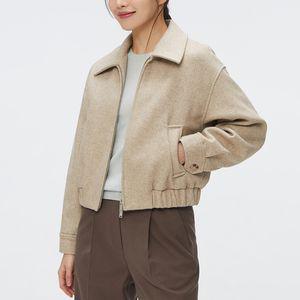 [스파오] [울블렌드] 여성 블루종 점퍼 (SPJJF12W02-O)