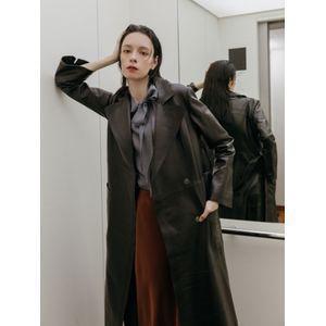 막스까르띠지오 [베스트 셀러 재진행] 프리미엄 양가죽 롱 자켓