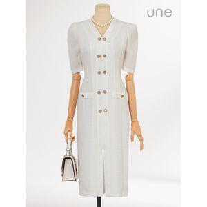 UNE[윈] [77까지] 럭셔리시크 버튼온원피스
