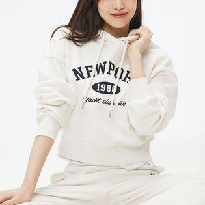 스파오 NEWPORT 크롭 후드 풀오버 (기모) (SPMHF11G51-O)