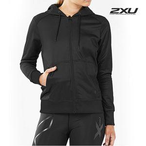2XU 글로벌 여성 URBAN 풀 짚 자켓_XULU050BLK
