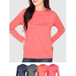 이지바이 우먼라이프 춘추 여성 라운드 긴팔 티셔츠(SI42LT017W)