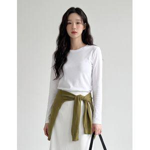 비지트인뉴욕 라운드넥 텐션 티셔츠(VC8LTE1)
