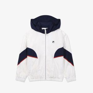 휠라 키즈 [AK평택점] [휠라키즈] V절개 매쉬 바람막이 100(WHITE)