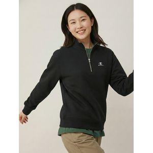 챔피온 [XS/S사이즈남녀공용 Reverse Weave  하프 집업 기모 풀오버 블랙 CKTS2F308BK