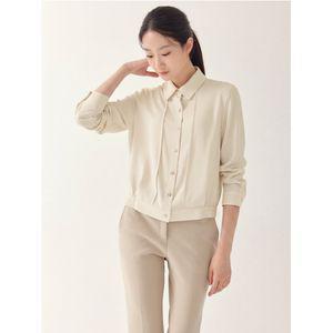 지센 피어로즈 밑단 블루종 셔츠 LFWSO991