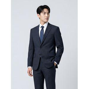 BY파크랜드 [오스틴리드]네이비 모혼방 스트레치 수트-A2SA2411058A