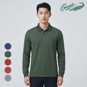 크로커다일 투톤 피케조직 자카드 요꼬 카라티 CDAA9TP3702