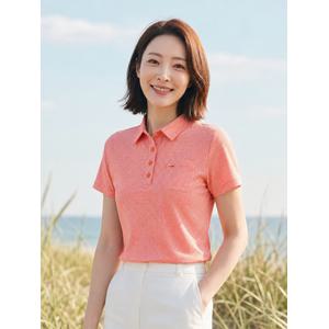 [PAT 여성][2026년 온라인 단독 신상] 마이크로 체크 폴로 티셔츠_FM45131