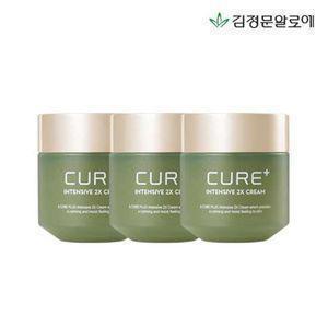김정문알로에 큐어 2X크림 50g 3개