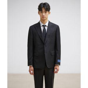 에스티코 ITALY GUABELLO 울 130수 피크드라펠 수트_블랙 (클래식핏)_SSJWZ93SET