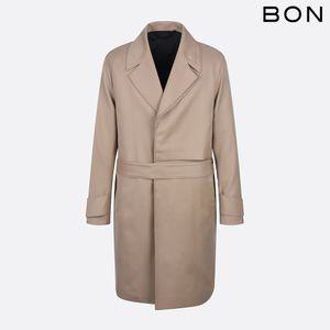 본 [BON] 더블 라펠 반더블 울 개버딘 트렌치 베이지 BN2SHA263BE